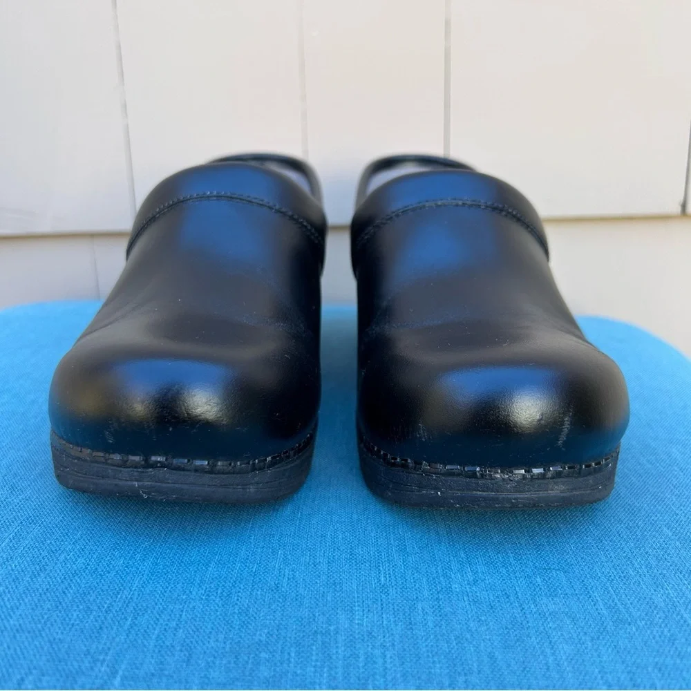 Dansko LT Pro leather clogs - black size 39 (US women’s 8.5-9) - Picture 6 of 12